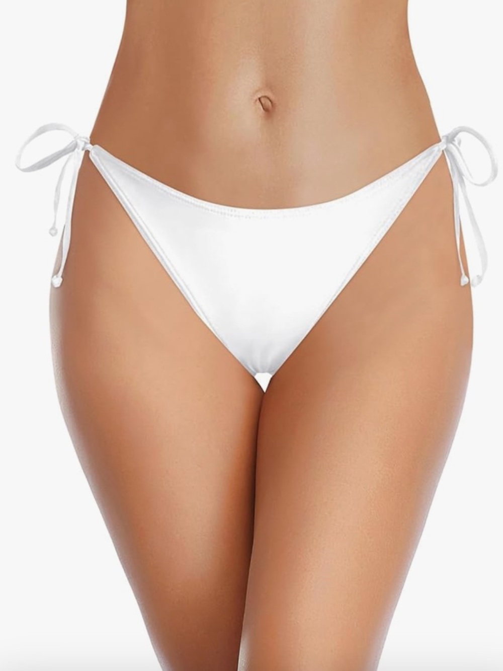 Xhilaration White Ribbed Ruffle Bikini Set - Picture 10 of 10
